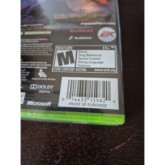 Mass Effect Mass Effect 2 Bundle Microsoft Xbox 360 Bioware Factory Sealed New - Picture 5 of 14